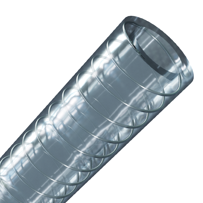 PVC-SCHLAUCH - STAHLSPIRALEINLAGE