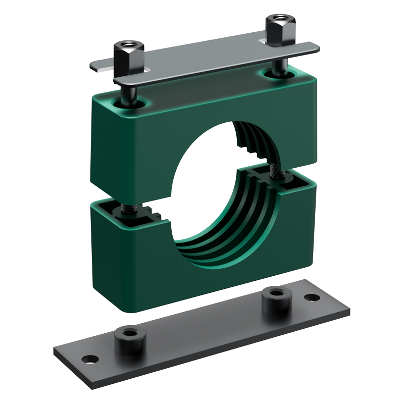 SCHWEISSPLATTE, LANG + SICHERUNGPLATTE + AUFBAUSCHRAUBEN